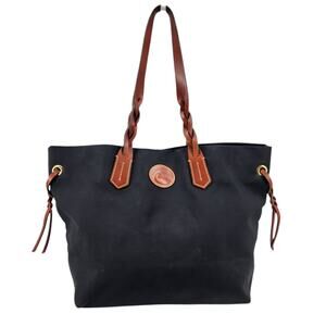 Dooney & Bourke Lightweight Nylon Snap Closure Shopper Handbag Purse